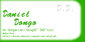 daniel dongo business card